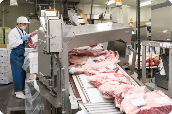Đơn hàng chế biến và đóng gói thịt tại Chiba